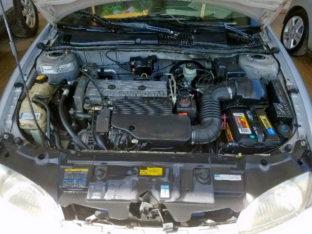 1G1JF12T717372890 - 2001 CHEVROLET CAVALIER Z SILVER photo 7