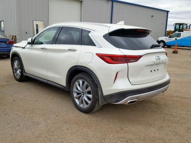 3PCAJ5M15KF141670 - 2019 INFINITI QX50 ESSEN WHITE photo 3