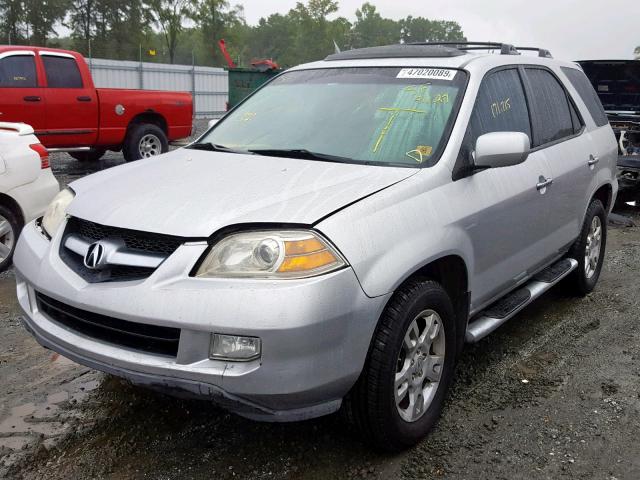 2HNYD18815H557973 - 2005 ACURA MDX TOURIN SILVER photo 2