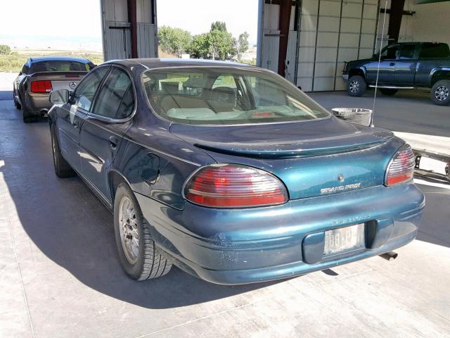 1G2WJ52K1VF218055 - 1997 PONTIAC GRAND PRIX GREEN photo 3
