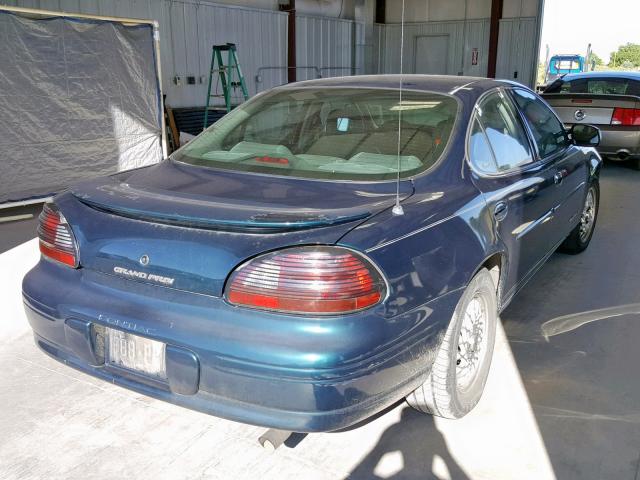 1G2WJ52K1VF218055 - 1997 PONTIAC GRAND PRIX GREEN photo 4