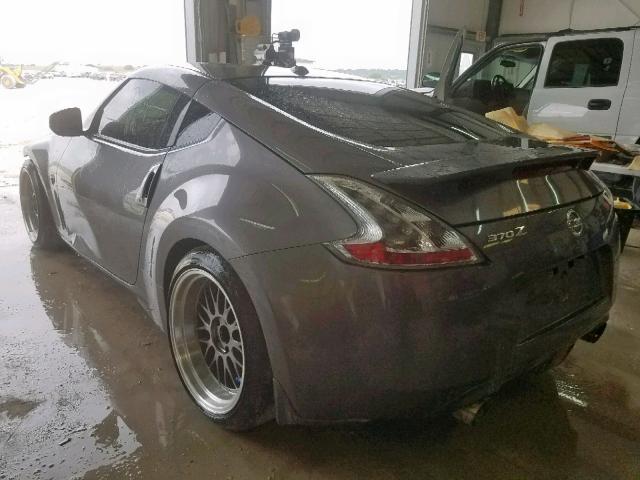 JN1AZ4EH9DM880620 - 2013 NISSAN 370Z BASE GRAY photo 3