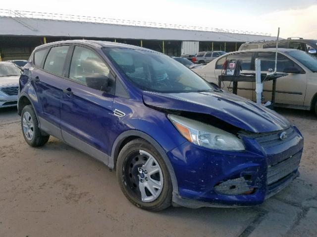 1FMCU0F79DUB47627 - 2013 FORD ESCAPE S BLUE photo 1