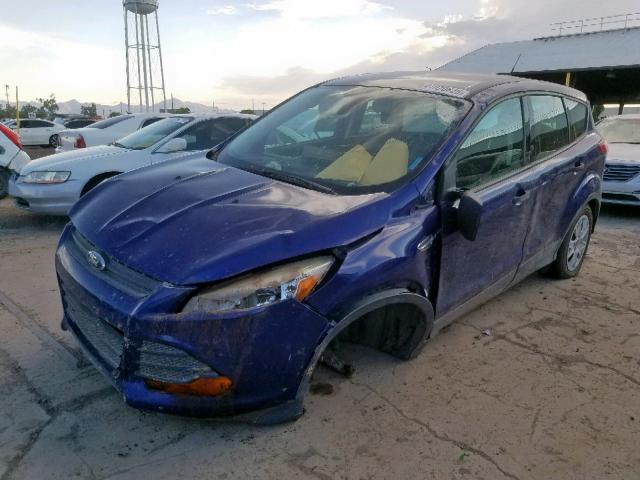 1FMCU0F79DUB47627 - 2013 FORD ESCAPE S BLUE photo 2