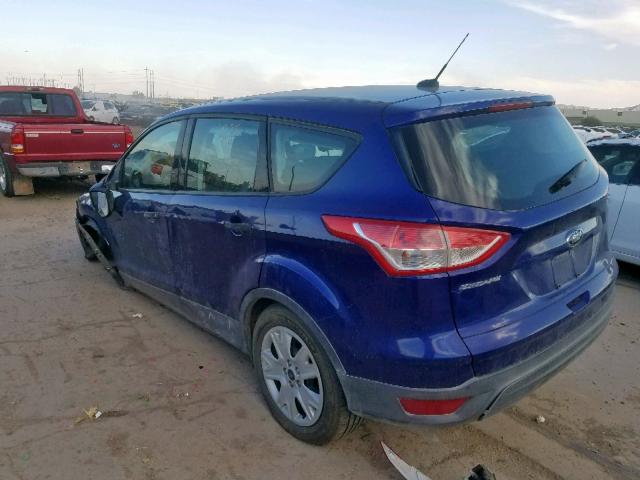 1FMCU0F79DUB47627 - 2013 FORD ESCAPE S BLUE photo 3