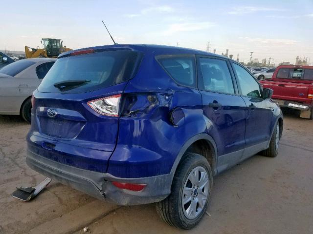 1FMCU0F79DUB47627 - 2013 FORD ESCAPE S BLUE photo 4