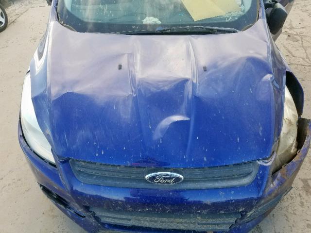 1FMCU0F79DUB47627 - 2013 FORD ESCAPE S BLUE photo 7