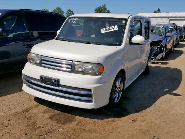 JN8AZ28R49T104077 - 2009 NISSAN CUBE BASE WHITE photo 2