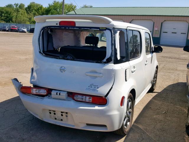 JN8AZ28R49T104077 - 2009 NISSAN CUBE BASE WHITE photo 4