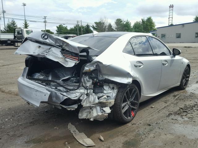 JTHCF1D20E5011456 - 2014 LEXUS IS 250 SILVER photo 4