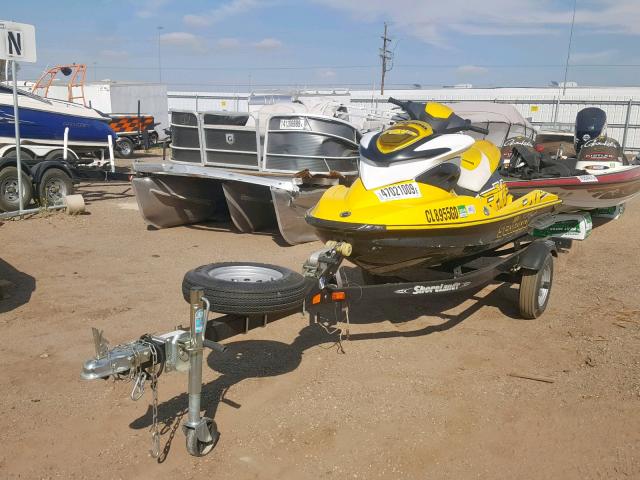 1MDTZAK10BA456014 - 2009 BOMBARDIER SEA DOO YELLOW photo 2