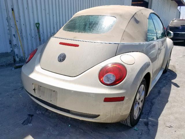 3VWPF31YX6M319119 - 2006 VOLKSWAGEN NEW BEETLE ბეჟი ფოტო 4