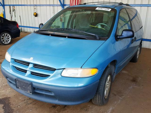 2B4FP2535WR711127 - 1998 DODGE CARAVAN GREEN photo 2