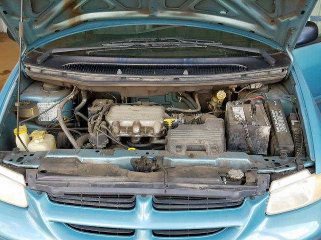 2B4FP2535WR711127 - 1998 DODGE CARAVAN GREEN photo 7