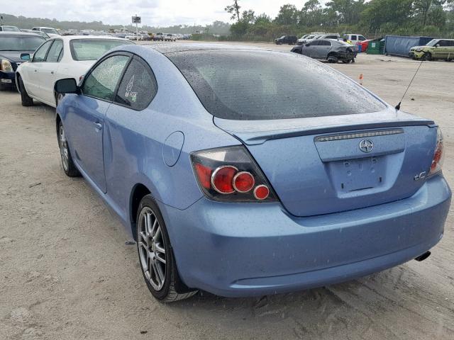 JTKDE167680251297 - 2008 TOYOTA SCION TC ლურჯი ფოტო 3