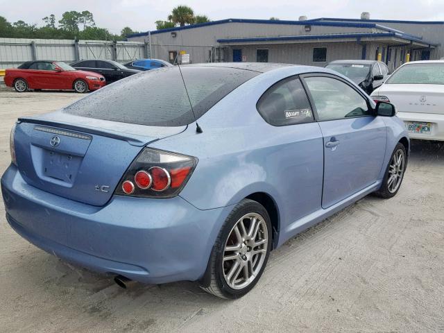 JTKDE167680251297 - 2008 TOYOTA SCION TC ლურჯი ფოტო 4