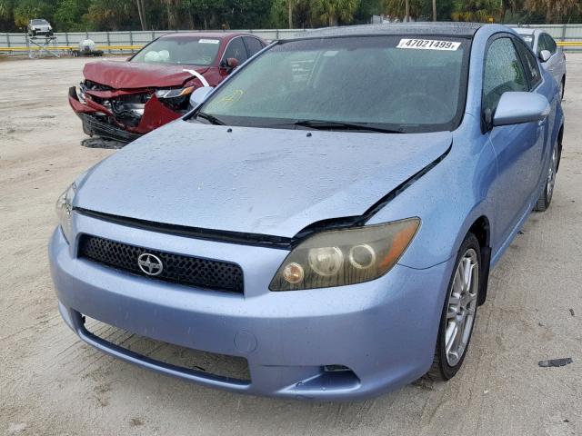 JTKDE167680251297 - 2008 TOYOTA SCION TC ლურჯი ფოტო 9