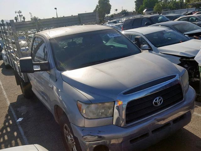 5TFLV52167X008655 - 2007 TOYOTA TUNDRA SILVER photo 1