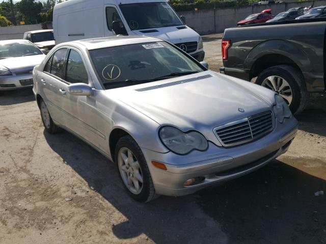 WDBRF61J32F248239 - 2002 MERCEDES-BENZ C 240 SILVER photo 1