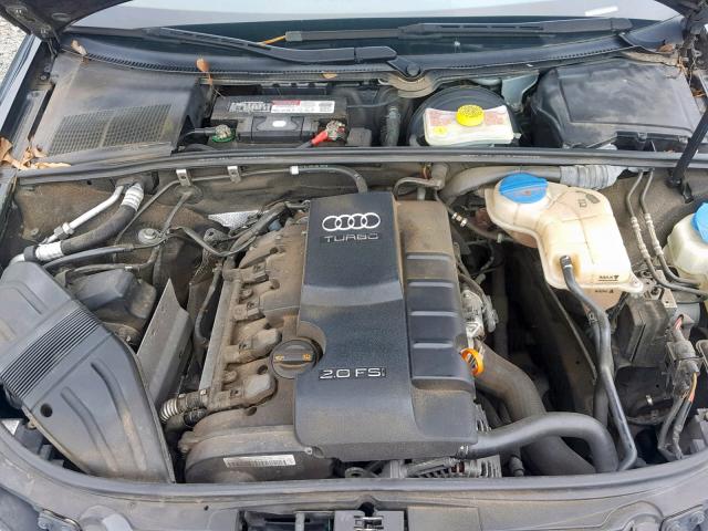 WAUAF78E68A032661 - 2008 AUDI A4 2.0T BLACK photo 7