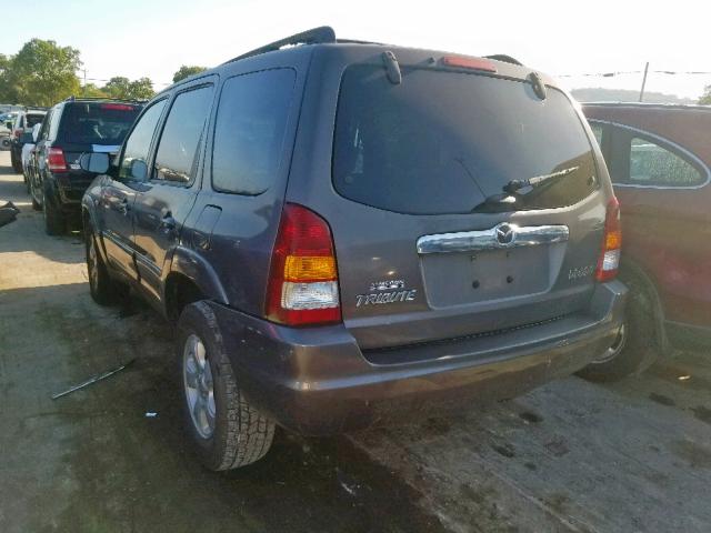 4F2YZ04114KM31260 - 2004 MAZDA TRIBUTE LX CHARCOAL photo 3