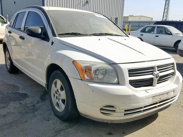 1B3HB28B38D757611 - 2008 DODGE CALIBER WHITE photo 1