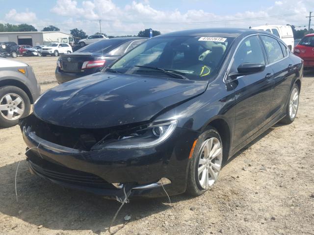 1C3CCCAB6GN111899 - 2016 CHRYSLER 200 LIMITE BLACK photo 2