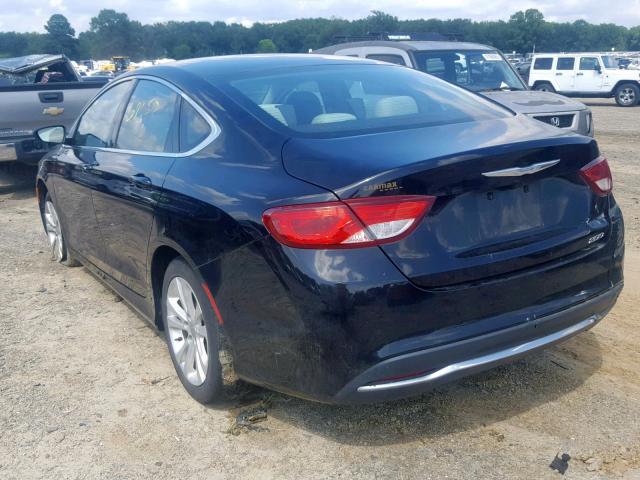 1C3CCCAB6GN111899 - 2016 CHRYSLER 200 LIMITE BLACK photo 3