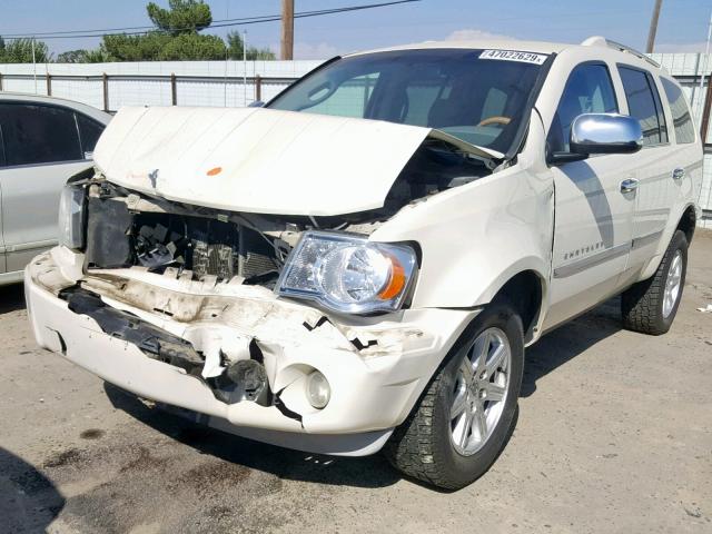 1A8HX58N07F543697 - 2007 CHRYSLER ASPEN LIMI WHITE photo 2