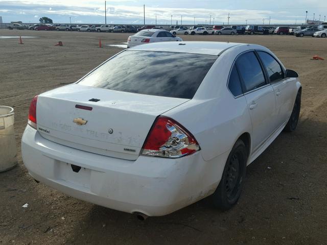 2G1WD5E3XF1109635 - 2015 CHEVROLET IMPALA LIM WHITE photo 4