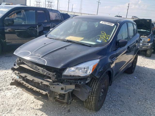 1FMCU0F78EUC51527 - 2014 FORD ESCAPE S BLACK photo 2