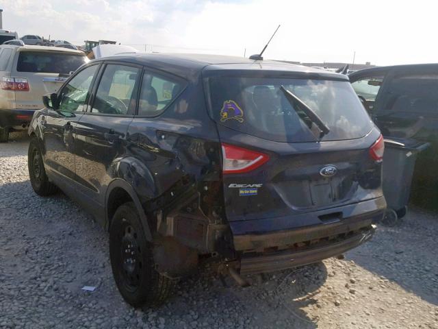 1FMCU0F78EUC51527 - 2014 FORD ESCAPE S BLACK photo 3