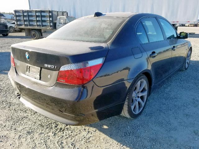 WBANB53517CP05383 - 2007 BMW 550 I BLACK photo 4