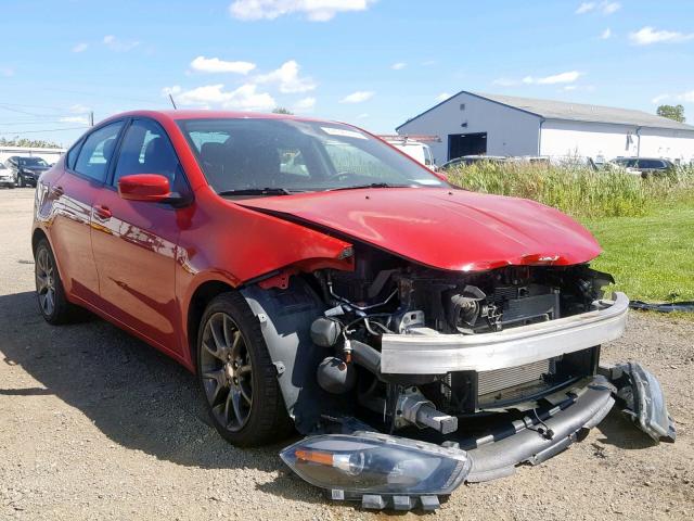 1C3CDFBA8DD309132 - 2013 DODGE DART SXT RED photo 1