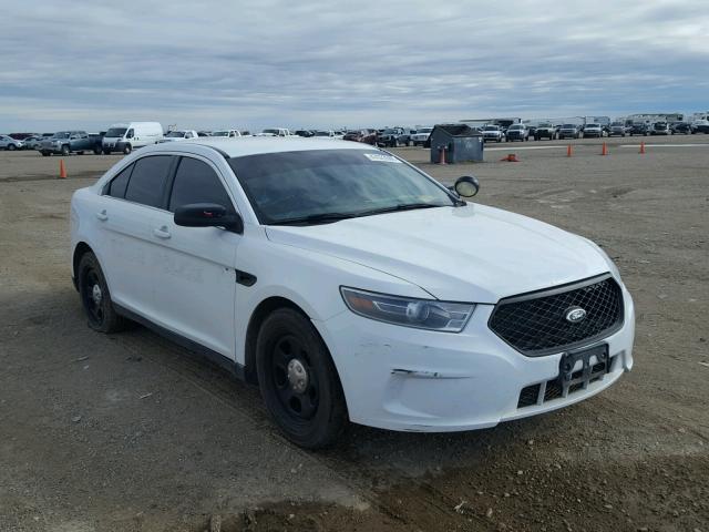 1FAHP2MK0EG185578 - 2014 FORD TAURUS POL WHITE photo 1