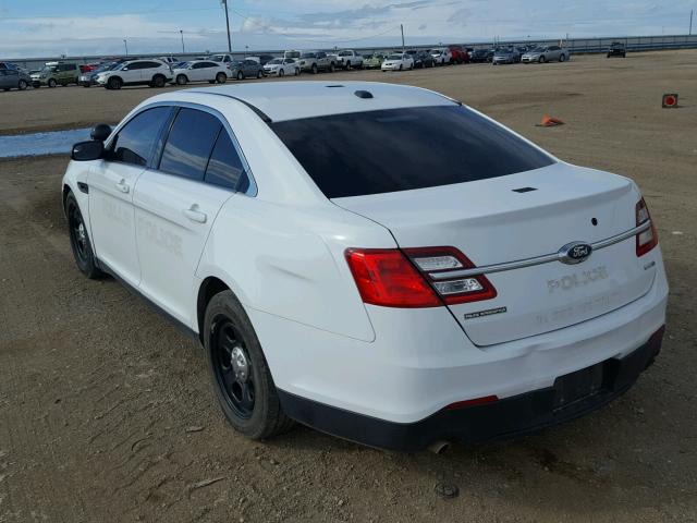 1FAHP2MK0EG185578 - 2014 FORD TAURUS POL WHITE photo 3