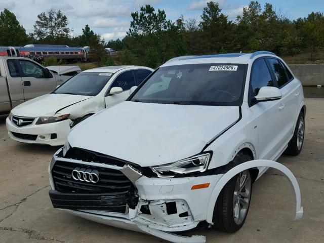 WA1BCCFSXJR001917 - 2018 AUDI Q3 PREMIUM WHITE photo 2