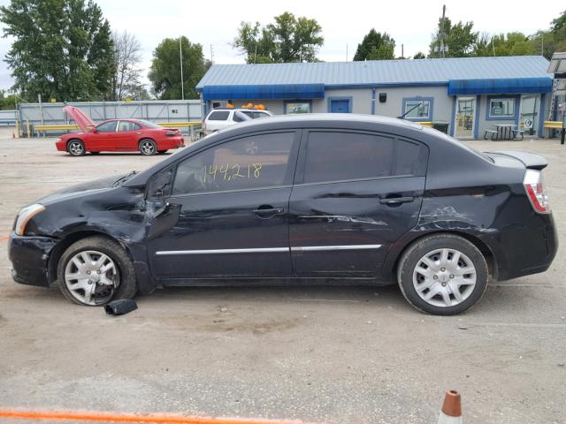 3N1AB6APXCL763733 - 2012 NISSAN SENTRA 2.0 BLACK photo 9