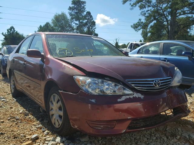 4T1BE32KX5U103643 - 2005 TOYOTA CAMRY LE BURGUNDY photo 1