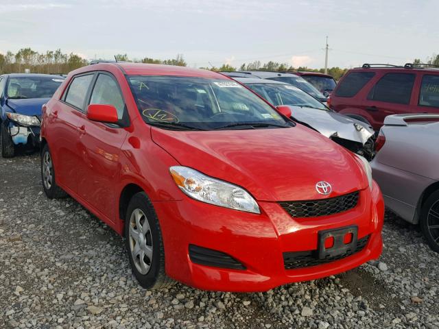 2T1KU4EE6AC242338 - 2010 TOYOTA COROLLA MA RED photo 1