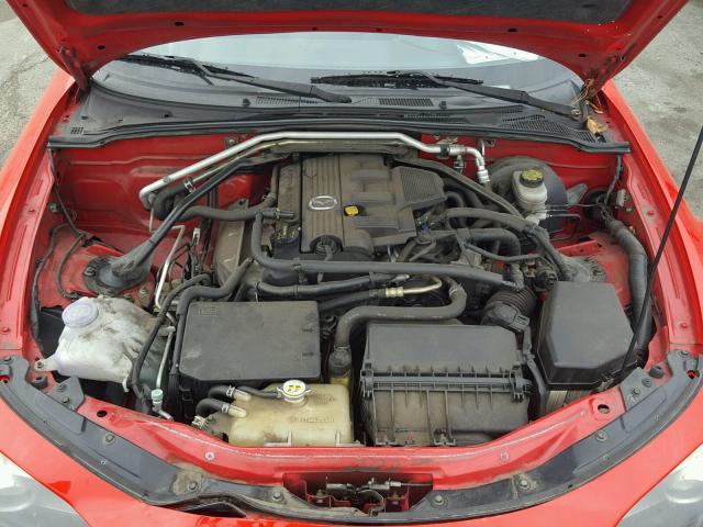 JM1NC25F060119679 - 2006 MAZDA MX-5 MIATA RED photo 7