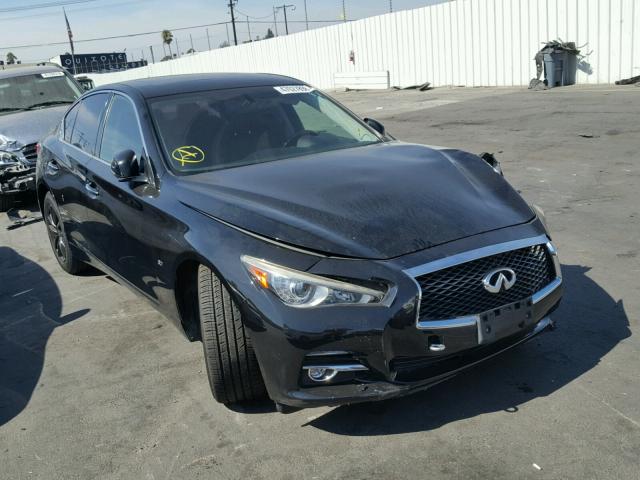 JN1BV7AP2EM677908 - 2014 INFINITI Q50 BASE BLACK photo 1