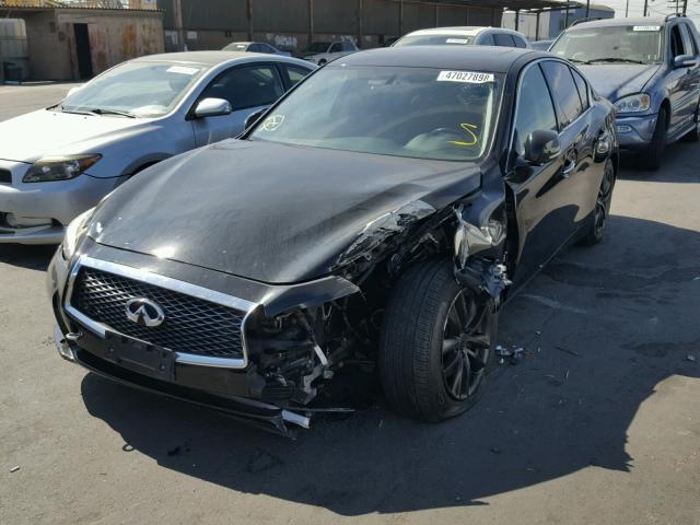 JN1BV7AP2EM677908 - 2014 INFINITI Q50 BASE BLACK photo 9