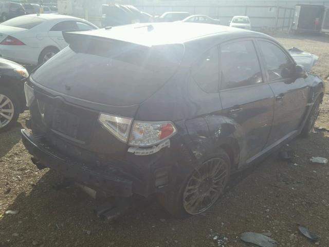 JF1GR8H60BL807606 - 2011 SUBARU IMPREZA WR BLUE photo 4