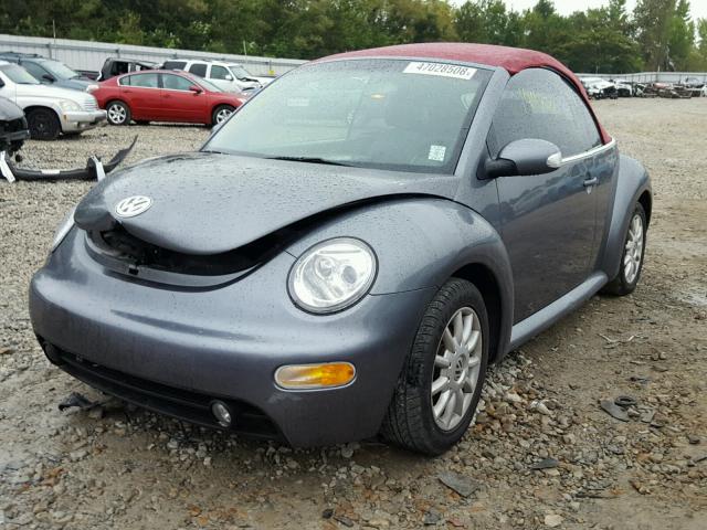 3VWCM21Y34M306045 - 2004 VOLKSWAGEN NEW BEETLE 石墨色 照片 2