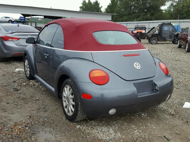 3VWCM21Y34M306045 - 2004 VOLKSWAGEN NEW BEETLE 石墨色 照片 3