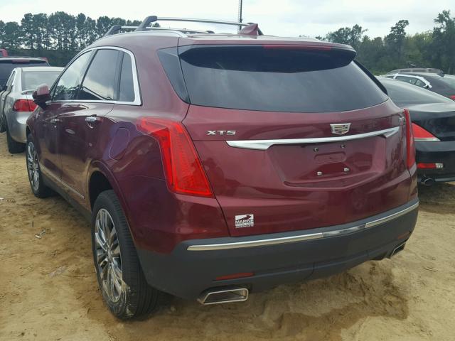 1GYKNCRSXHZ256485 - 2017 CADILLAC XT5 PREMIU RED photo 3