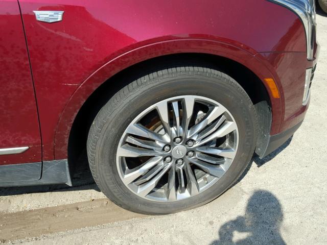 1GYKNCRSXHZ256485 - 2017 CADILLAC XT5 PREMIU RED photo 9