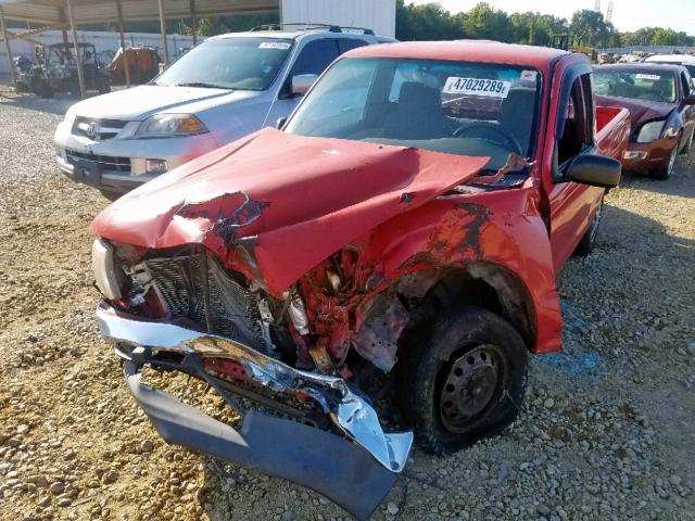 4TANL42N2VZ224849 - 1997 TOYOTA TACOMA RED photo 2