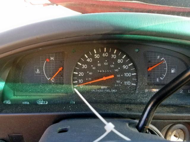 4TANL42N2VZ224849 - 1997 TOYOTA TACOMA RED photo 8